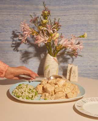 Louise hagger food the ft weekend magazine 20211106 what we ate 50 years of british food ft food nostalgia 1950s coronation chicken 137
