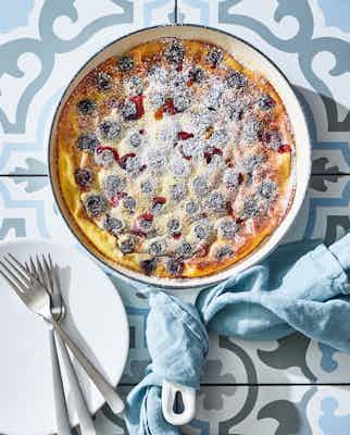 Suzie myers ww cookbook US 2020 Mediterranean Cherry Clafouti 02176